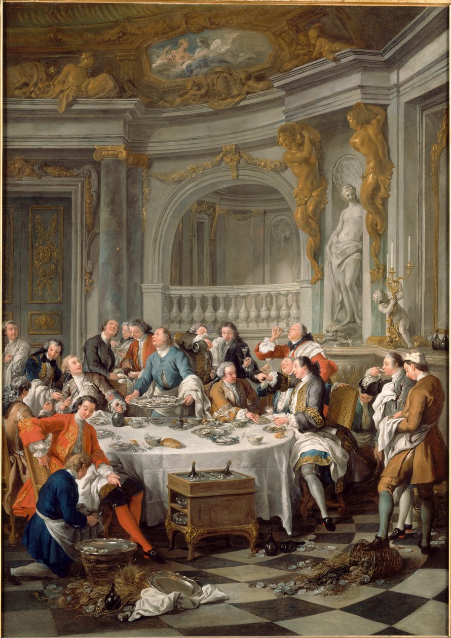 Le Déjeuner d’huîtres - Jean François de Troy