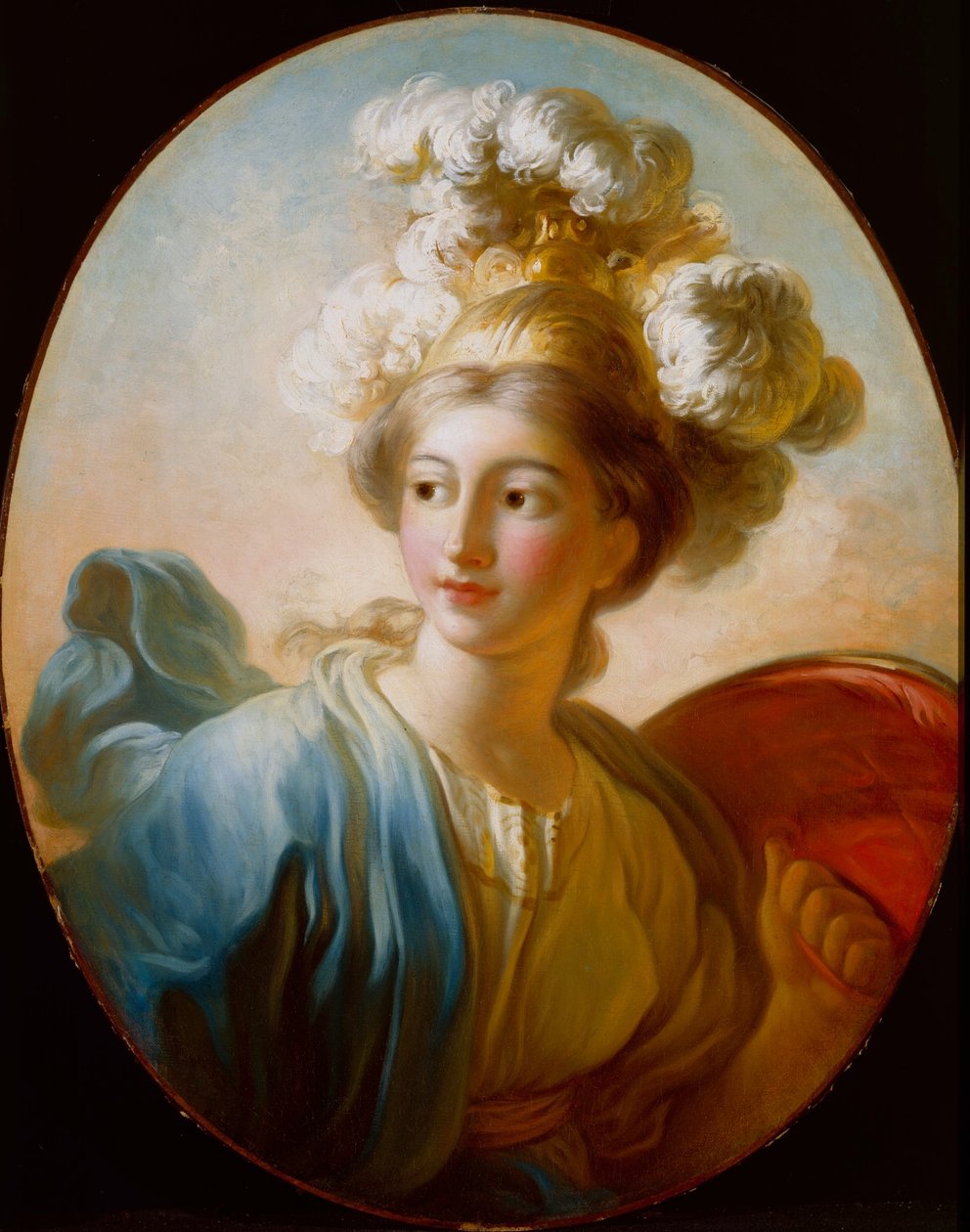 La déesse Minerve - Jean Honore Fragonard