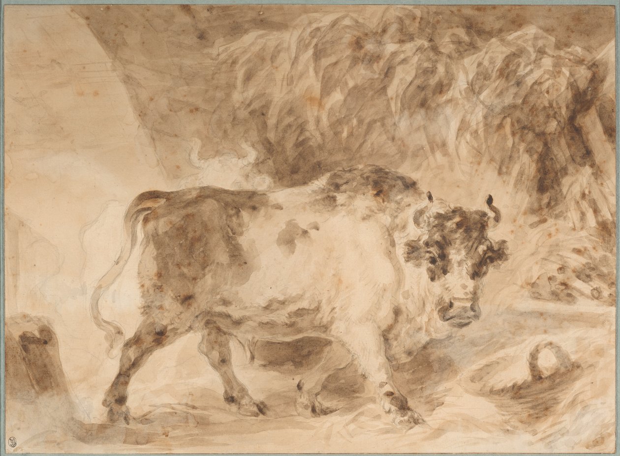Taureau de la Campagne romaine - Jean Honore Fragonard