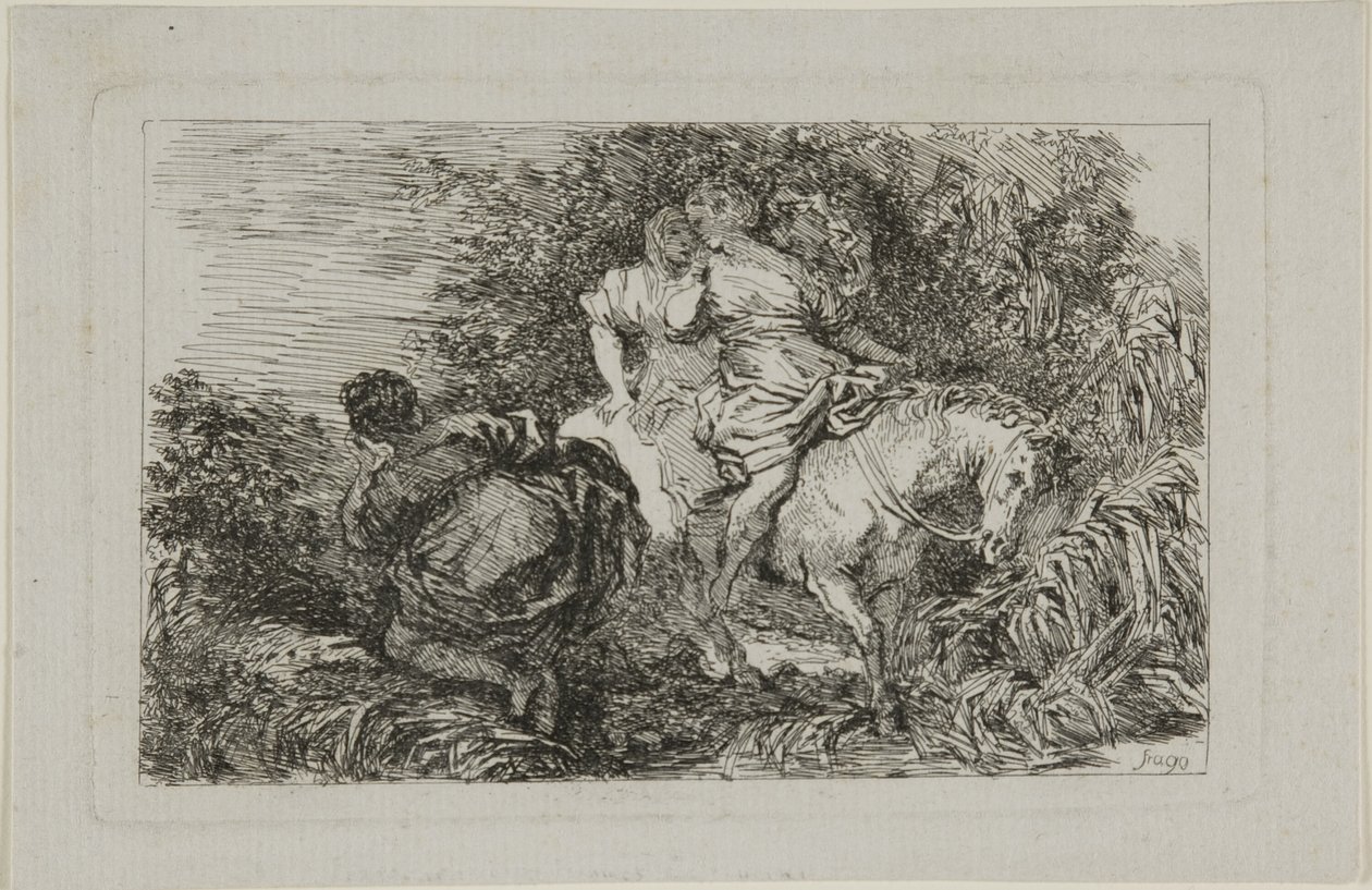 Cloelia et ses compagnons - Jean Honore Fragonard