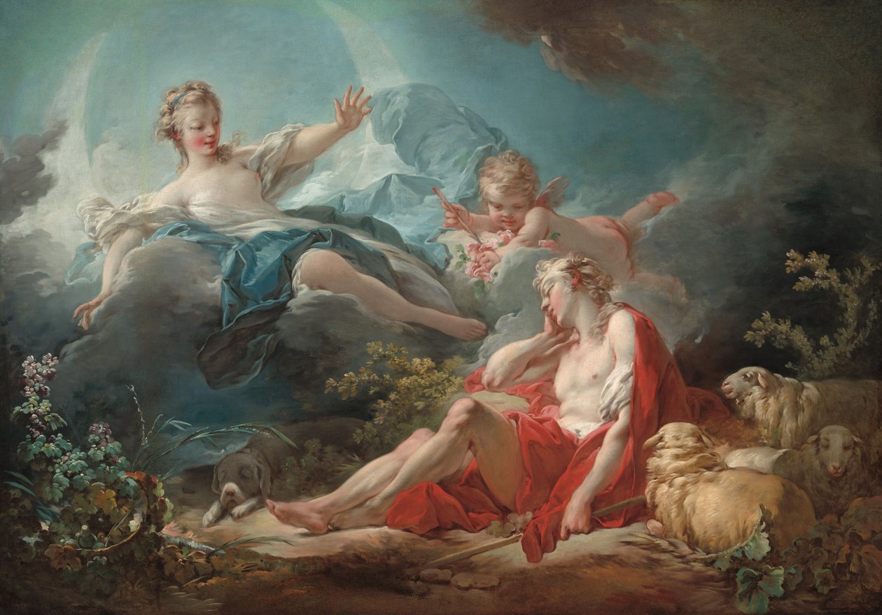 Diane et Endymion - Jean Honore Fragonard
