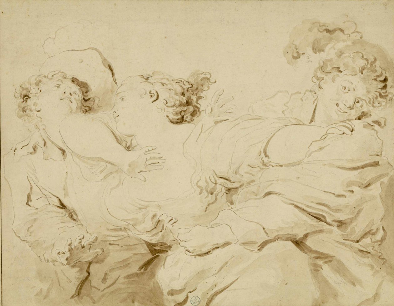 La Gifle, 1785 - Jean Honore Fragonard