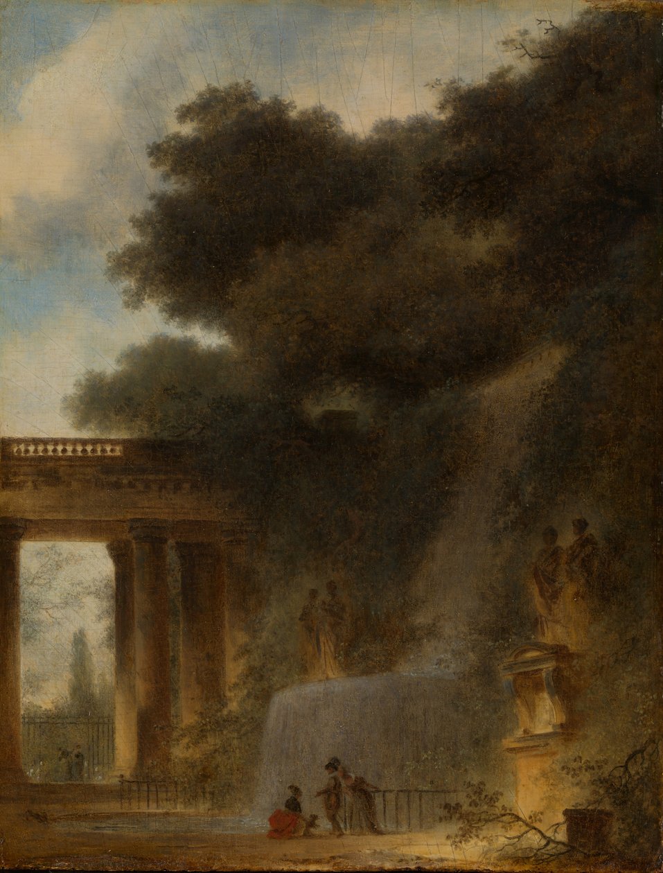 La Cascade - Jean Honore Fragonard