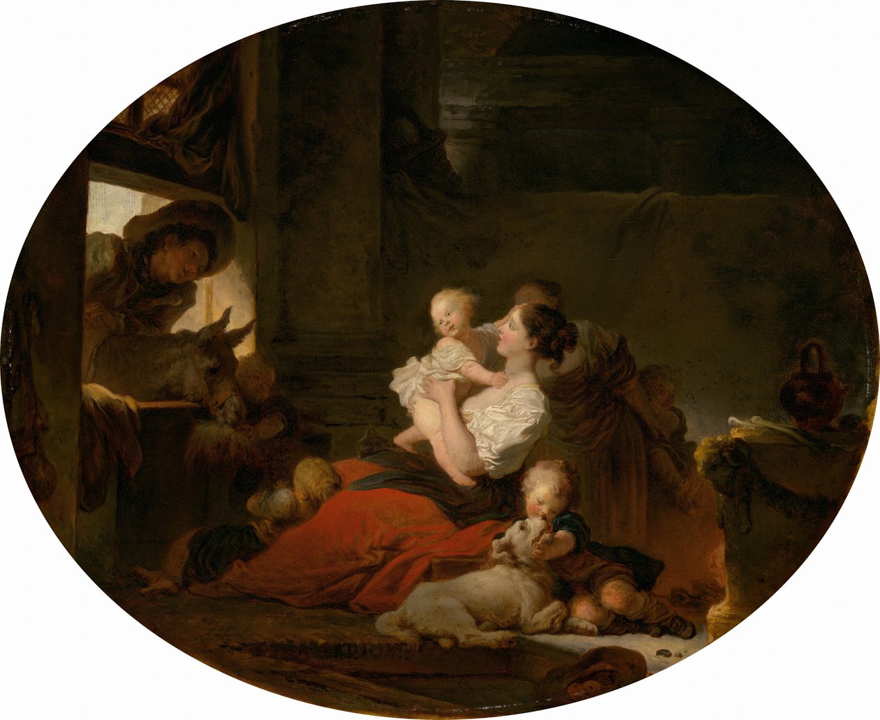 La Famille heureuse, vers 1775 - Jean Honore Fragonard