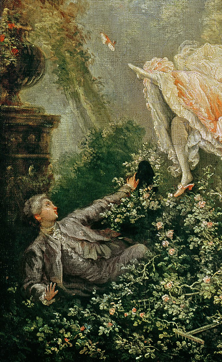 La Balançoire (détail) - Jean Honore Fragonard