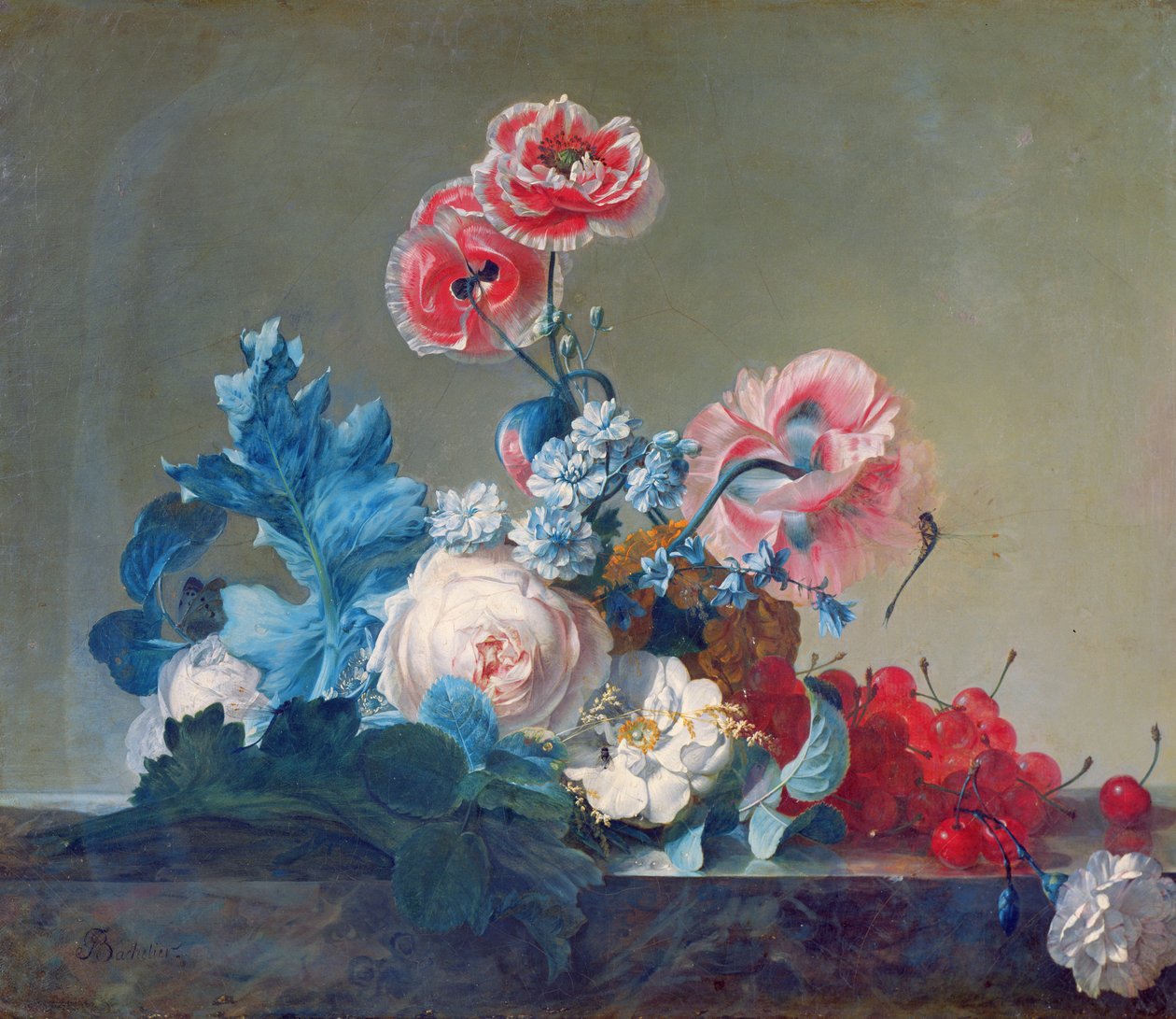 Étude de fleurs - Jean Jacques Bachelier