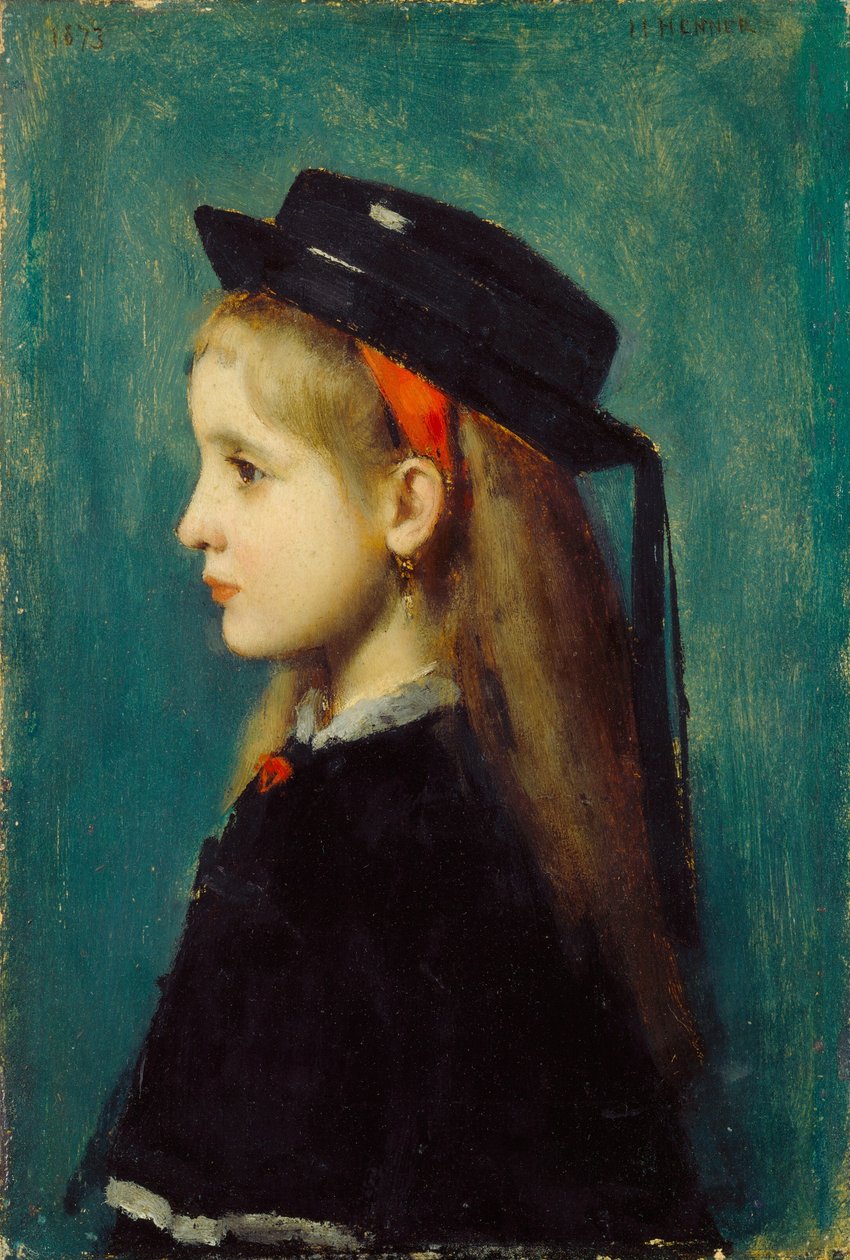 Fille alsacienne, 1873 - Jean Jacques Henner
