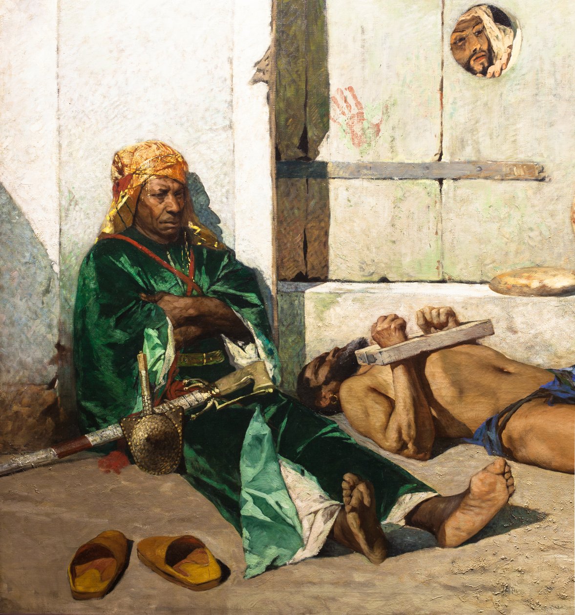 Prisonniers marocains (détail) - Jean Joseph Benjamin Constant