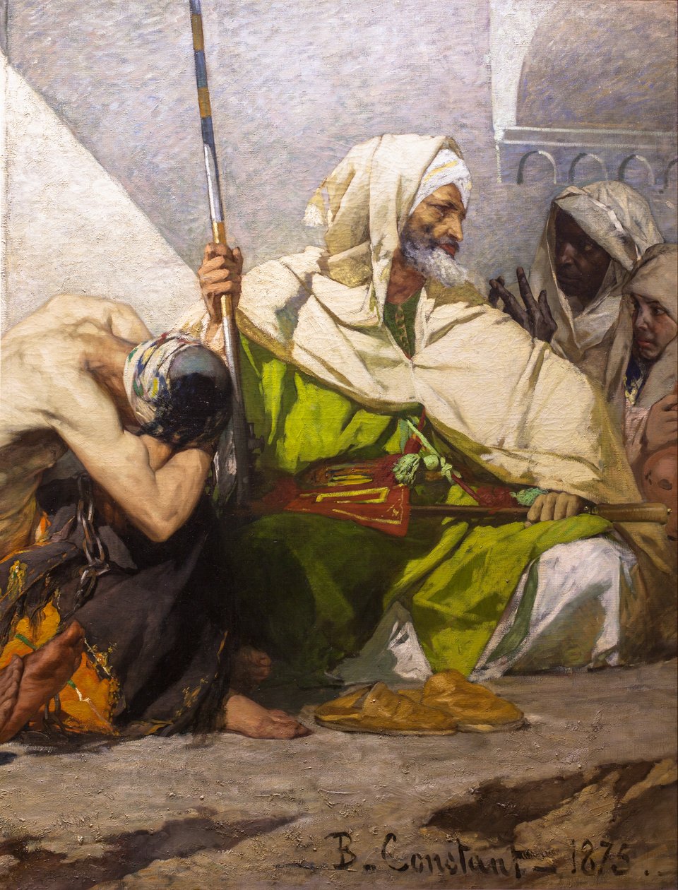 Prisonniers marocains (détail) - Jean Joseph Benjamin Constant