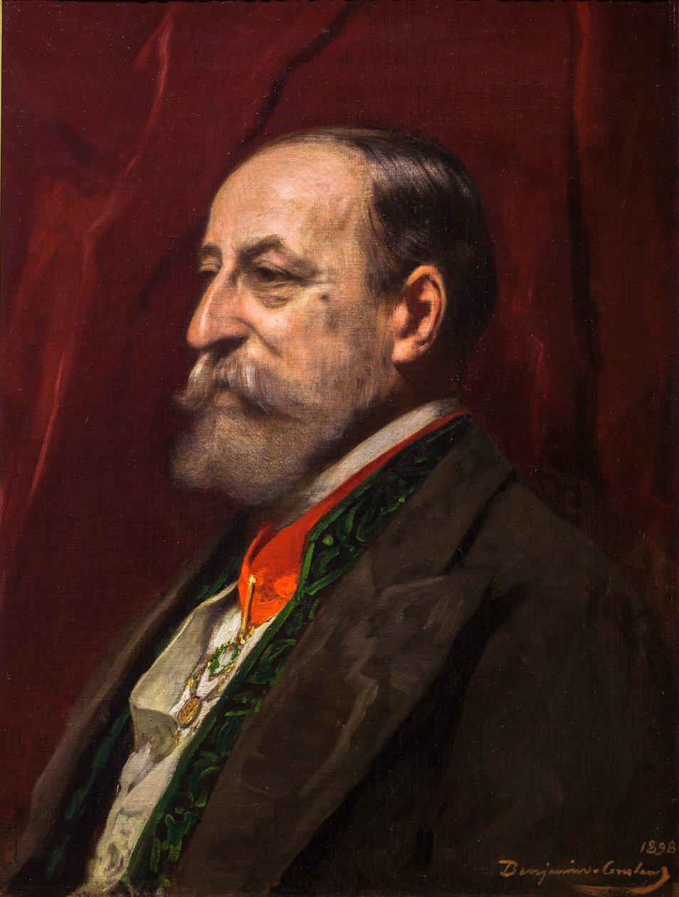 Portrait of Camille Saint-Saens - Jean Joseph Benjamin Constant
