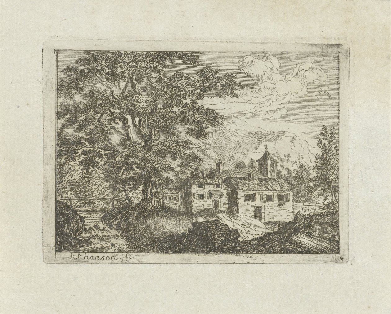 Maison fortifiée près d