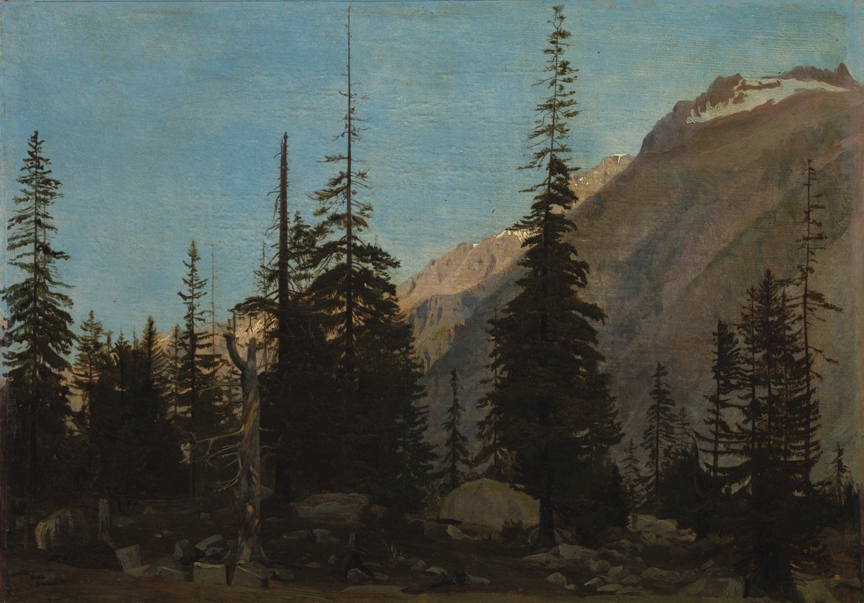 Paysage alpin : La Handegg, Suisse, années 1850 - Jean Leon Gerome