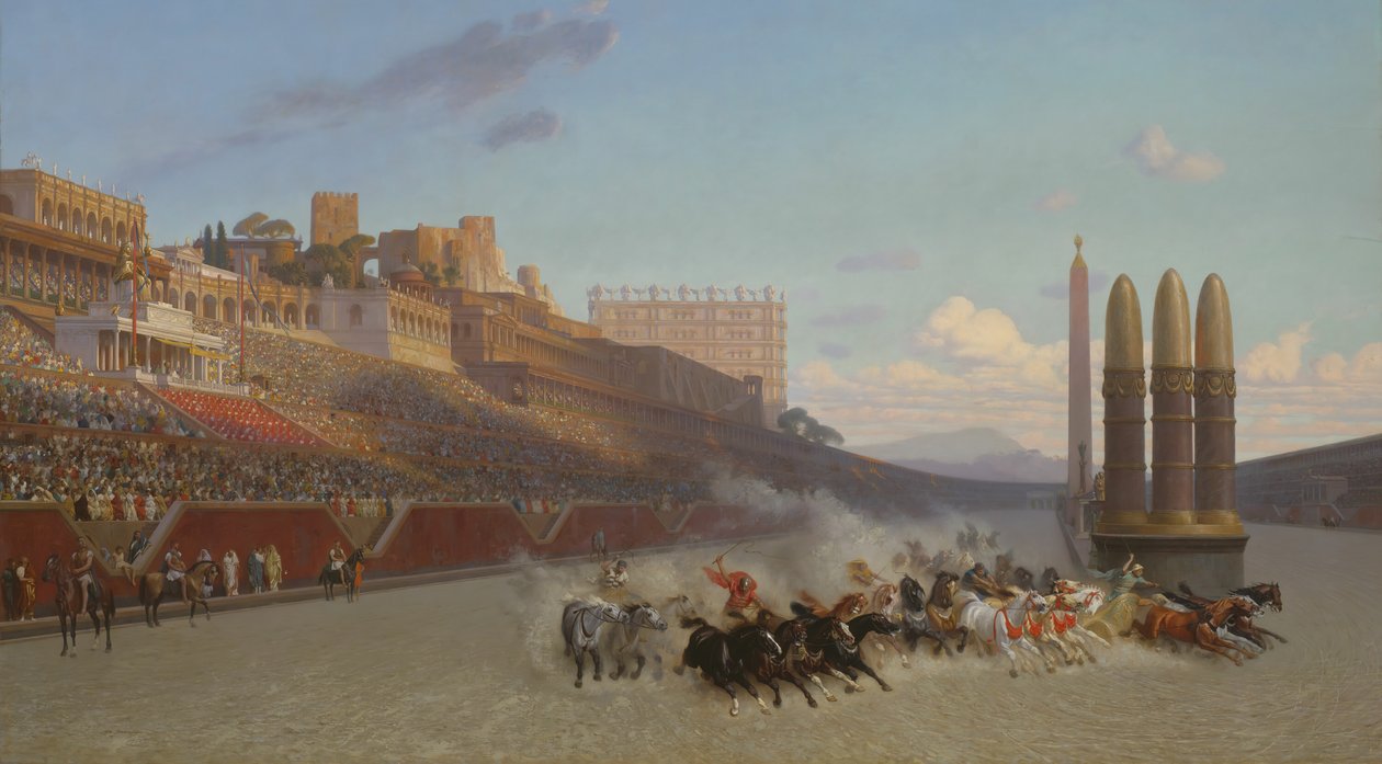 Course de chars, 1876 - Jean Leon Gerome