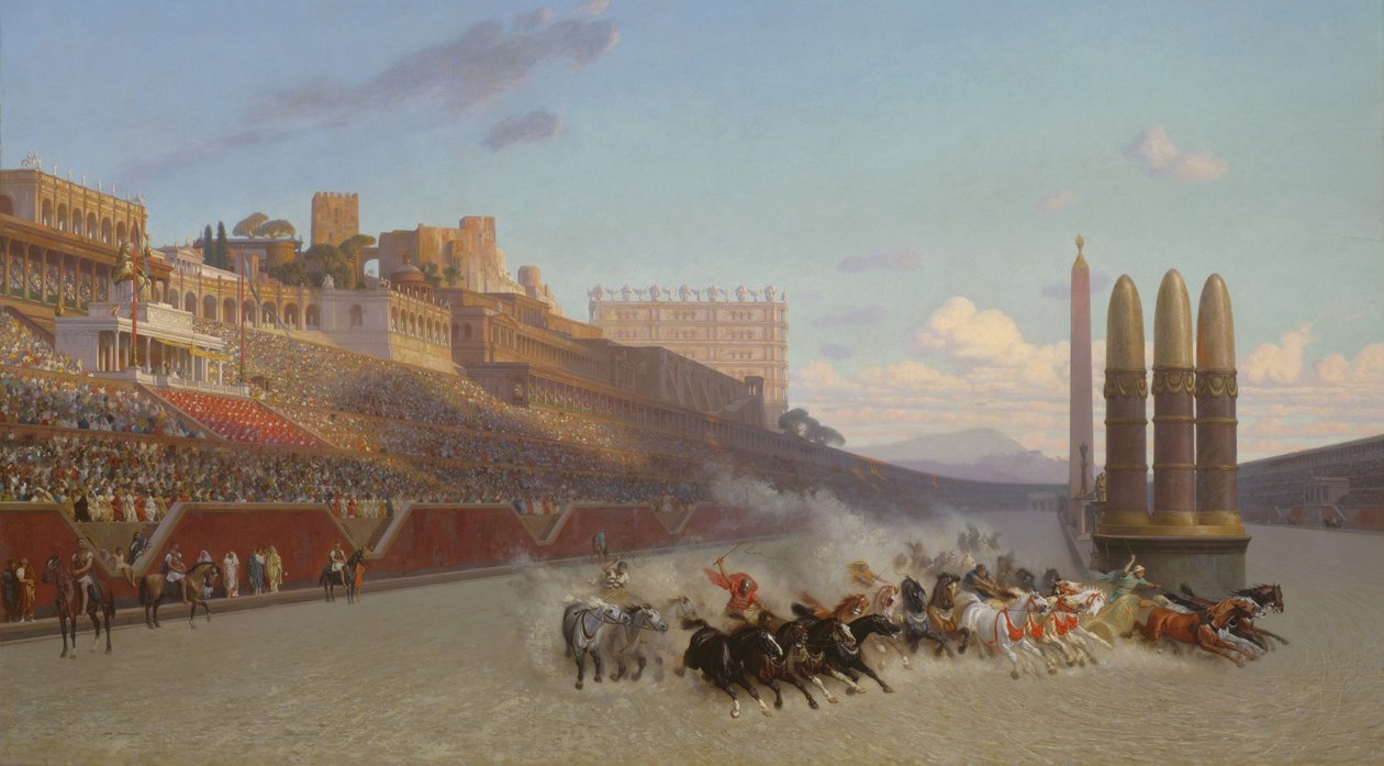 Course de Chariots, 1876 - Jean Leon Gerome
