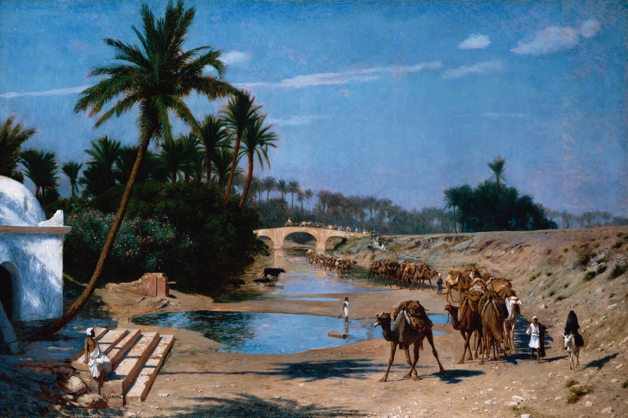 La caravane - Jean Leon Gerome
