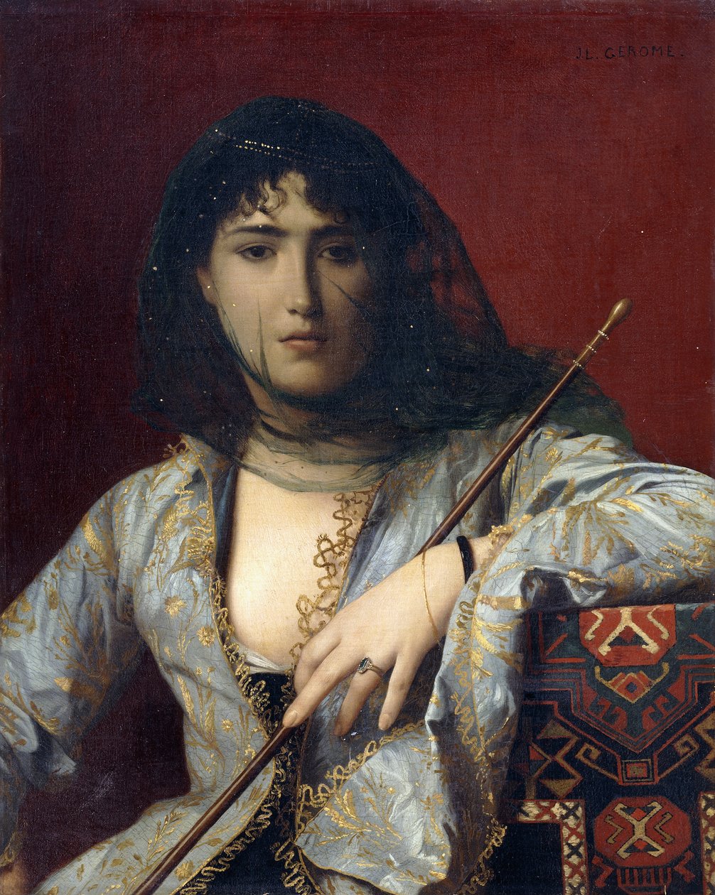 Dame circassienne voilée - Jean Leon Gerome