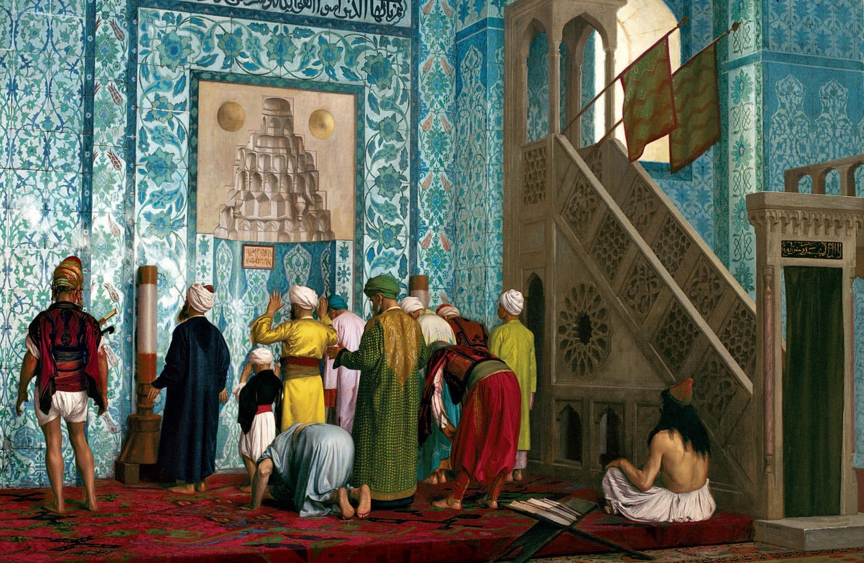 La Mosquée bleue - Jean Leon Gerome