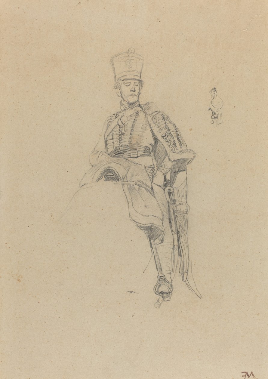 Un hussard français - Jean Louis Ernest Meissonier
