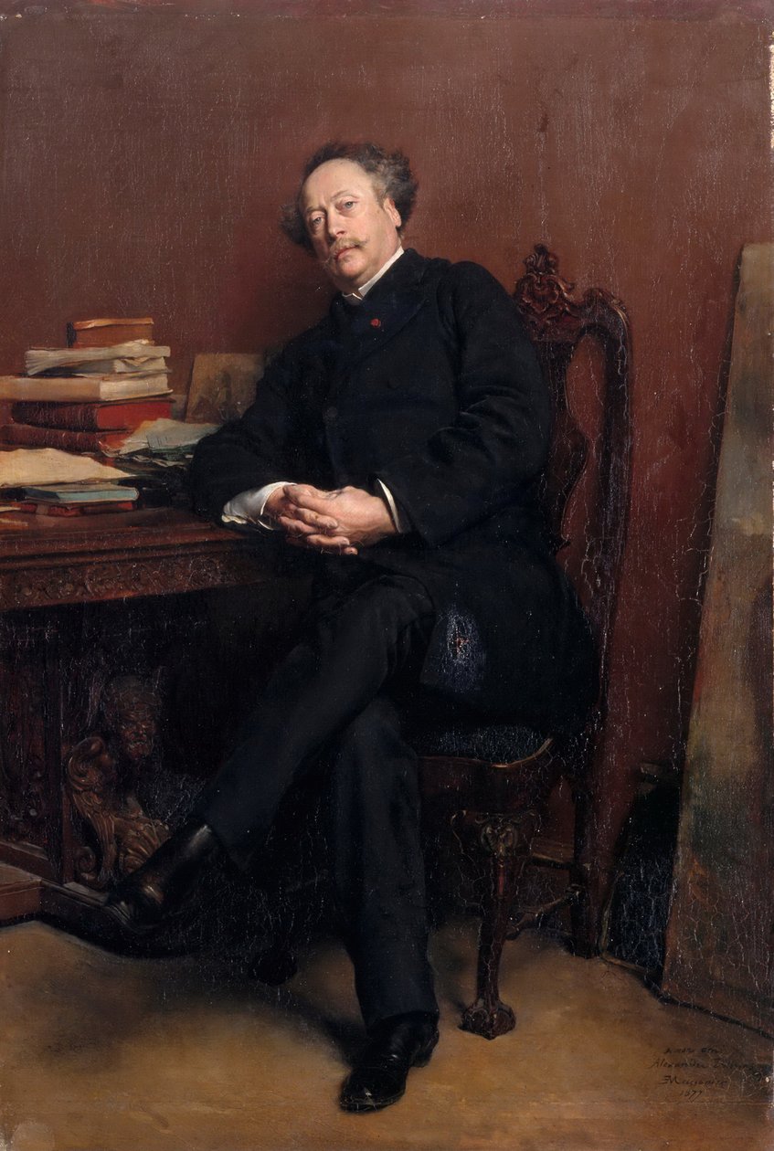 Alexandre Dumas, fils 1824-1895 - Jean Louis Ernest Meissonier