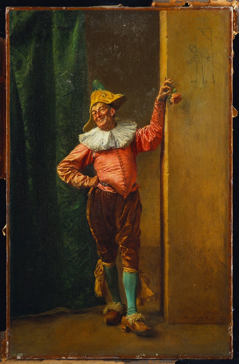 Polichinelle en rose, 1879 - Jean Louis Ernest Meissonier