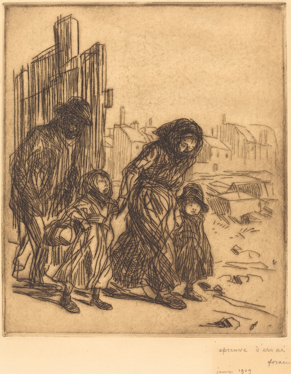 Après la saisie - Jean Louis Forain