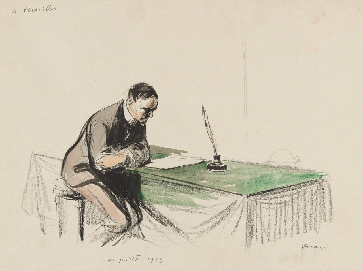 À Versailles, juillet 1919 - Jean Louis Forain