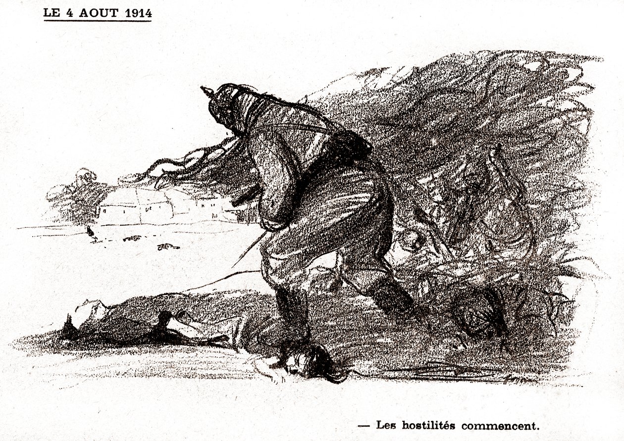 Les hostilités commencent - Jean Louis Forain