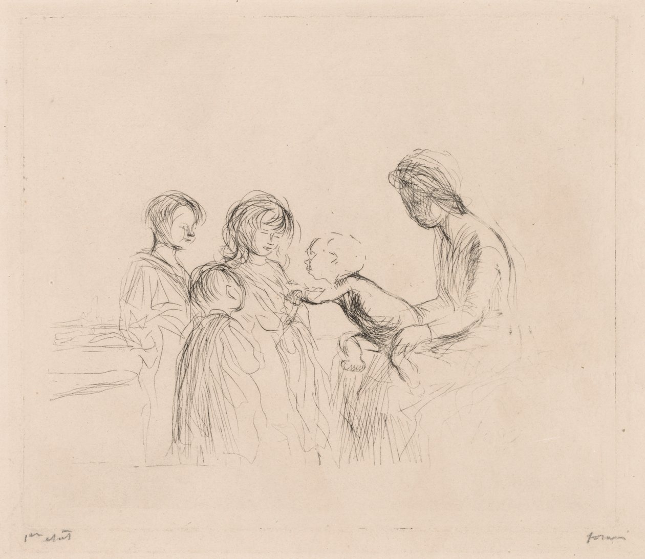 Madone et enfants - Jean Louis Forain