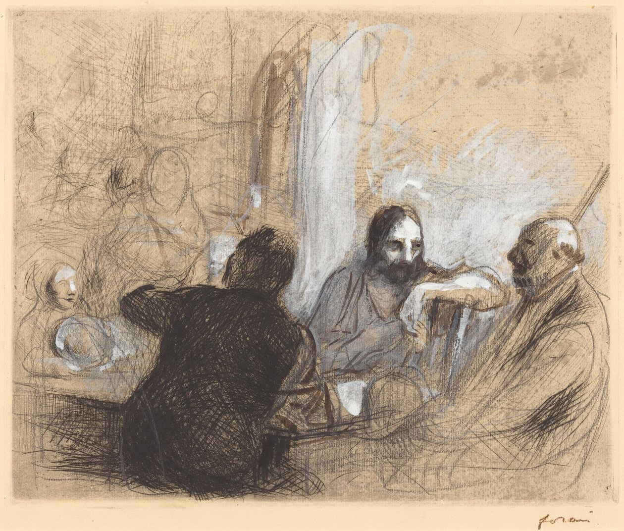 Pèlerins à Emmaüs - Jean Louis Forain