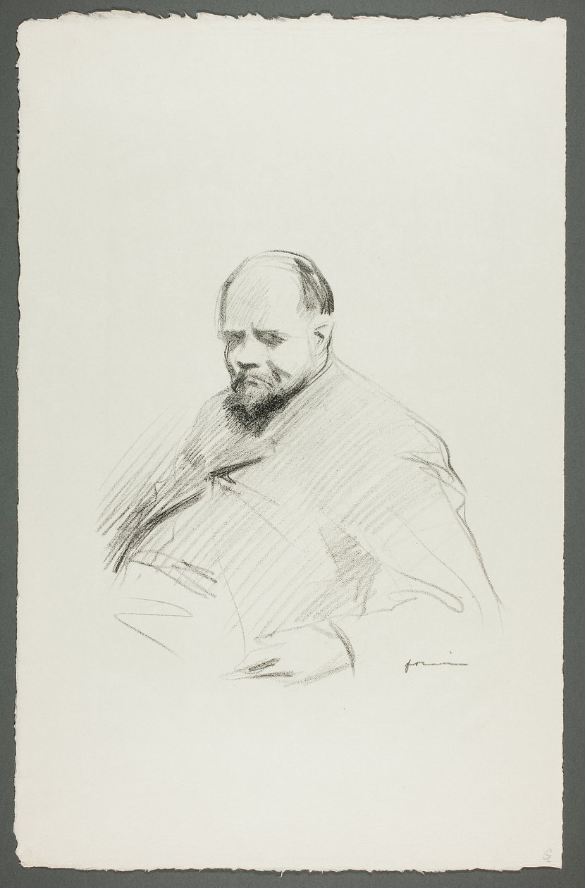 Portrait de Vollard, assis - Jean Louis Forain