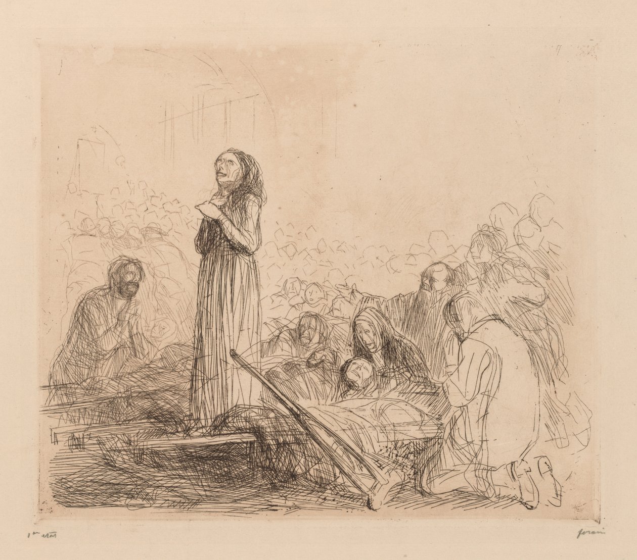 Le Miracle à Lourdes - Jean Louis Forain