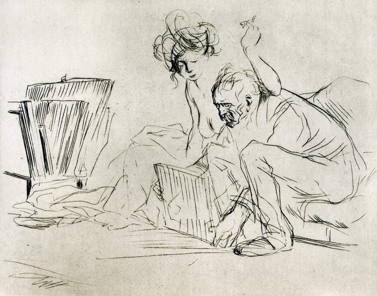 Le Modèle au repos, 1925 - Jean Louis Forain