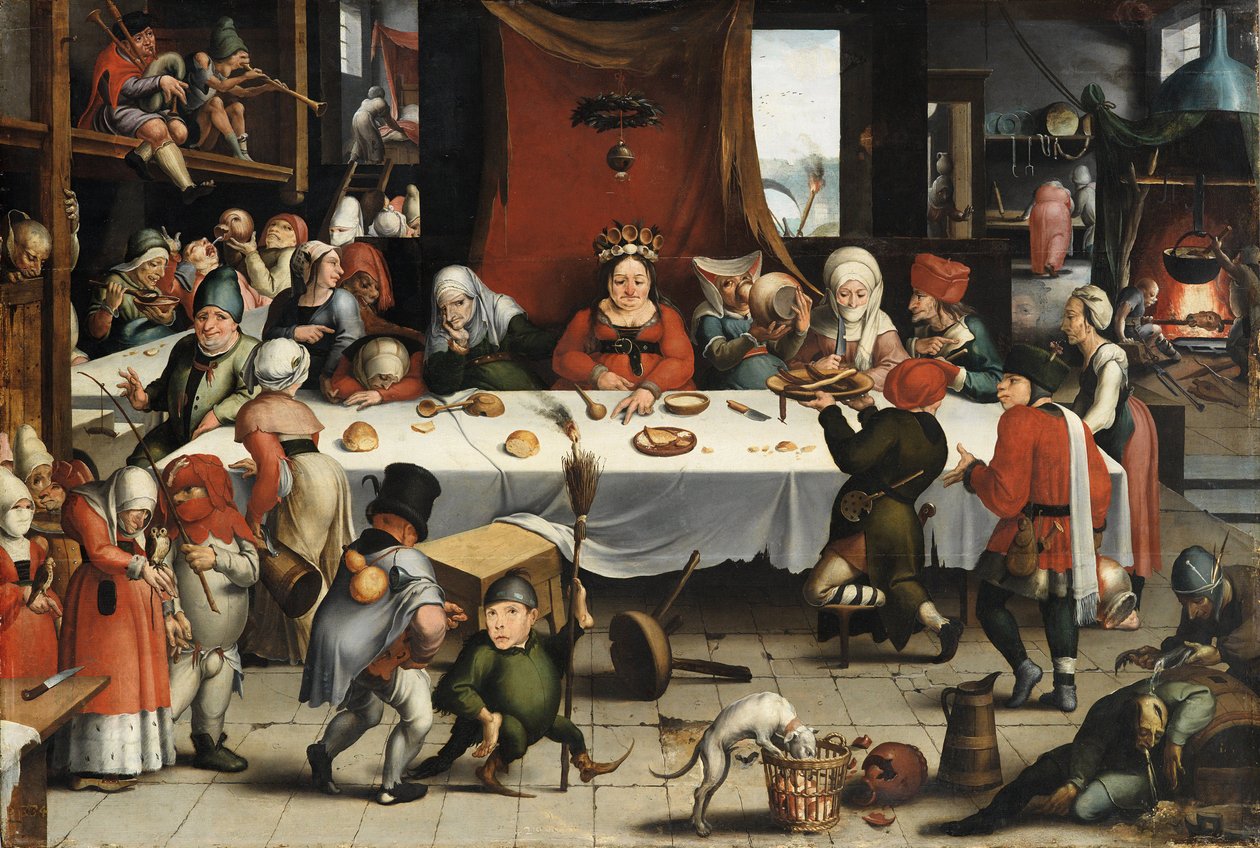 Fête burlesque, c.1550 - Jean Mandyn