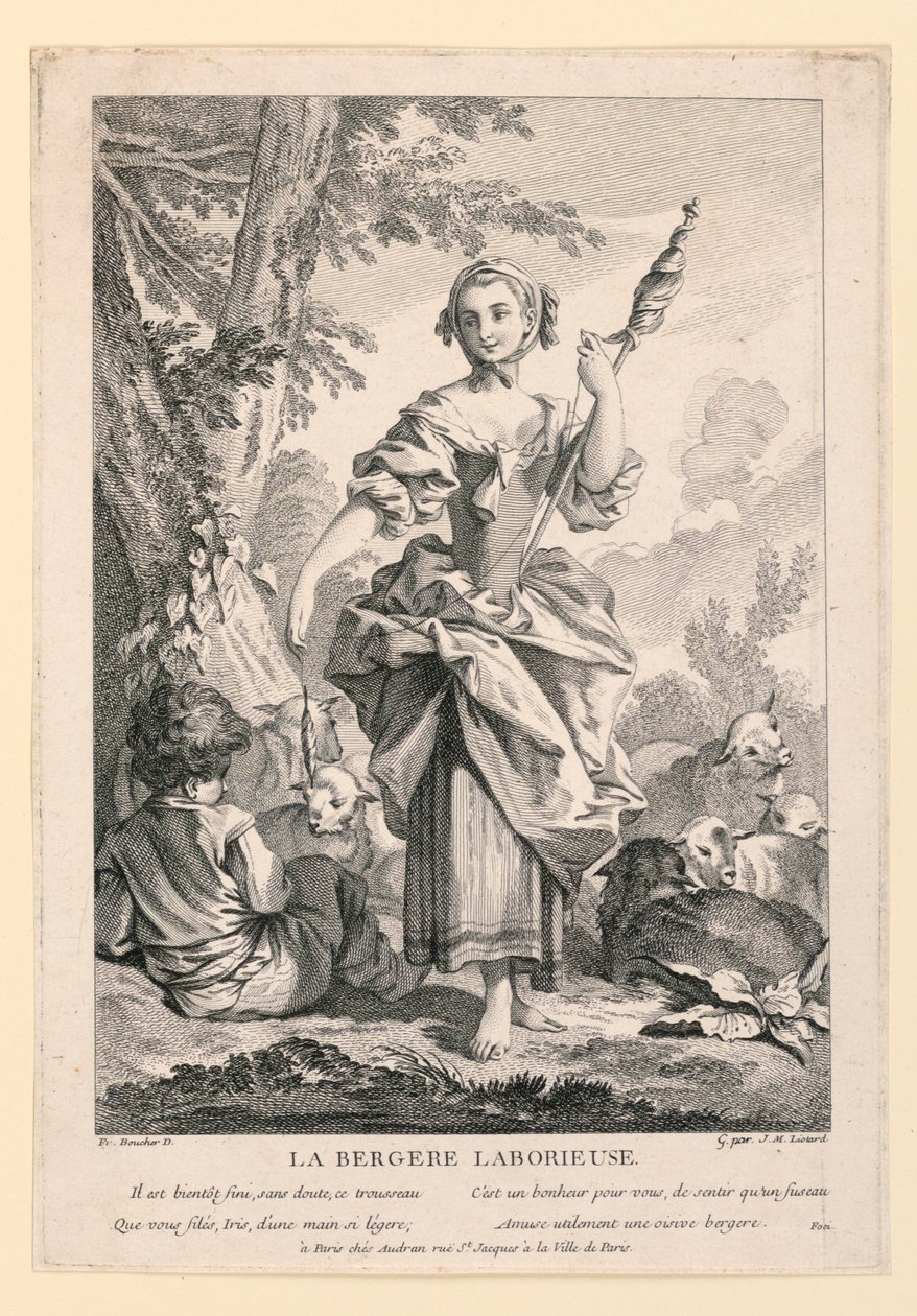 La Bergère Laborieuse - Jean Michel Liotard