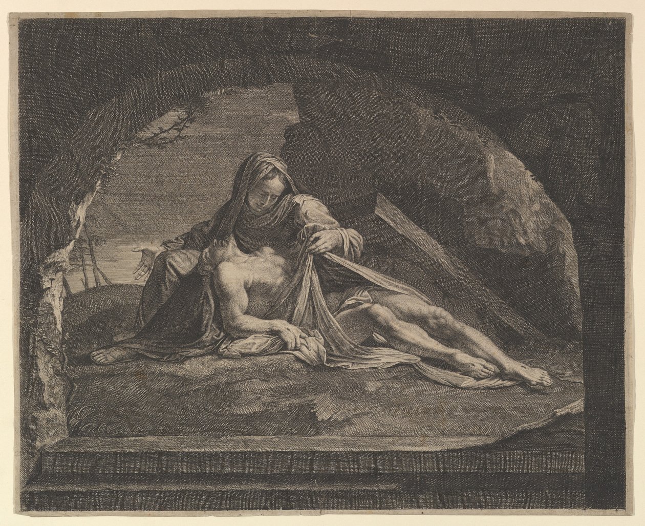 La Vierge au sépulcre - Jean Morin