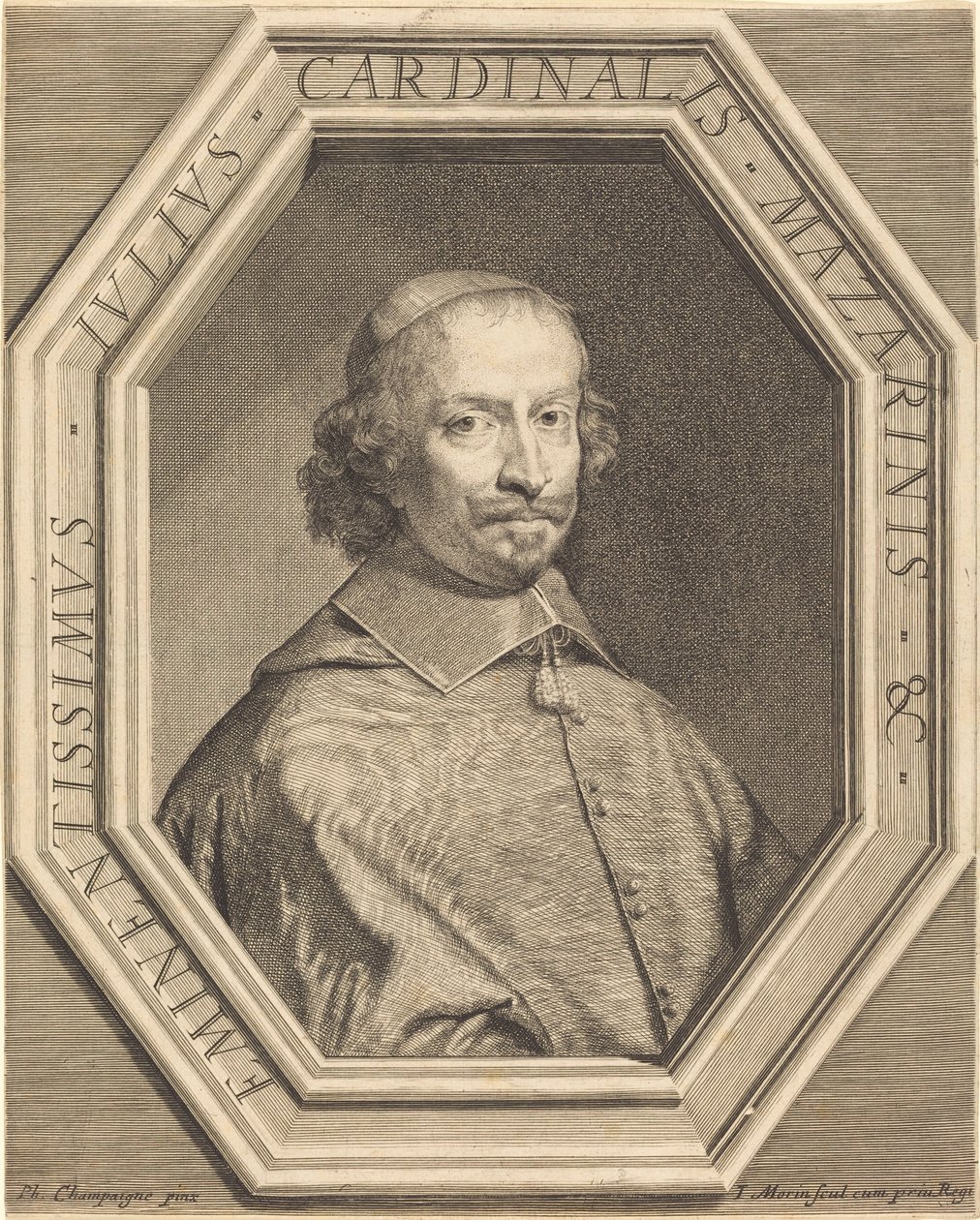 Cardinal Mazarin - Jean Morin after Philippe de Champaigne