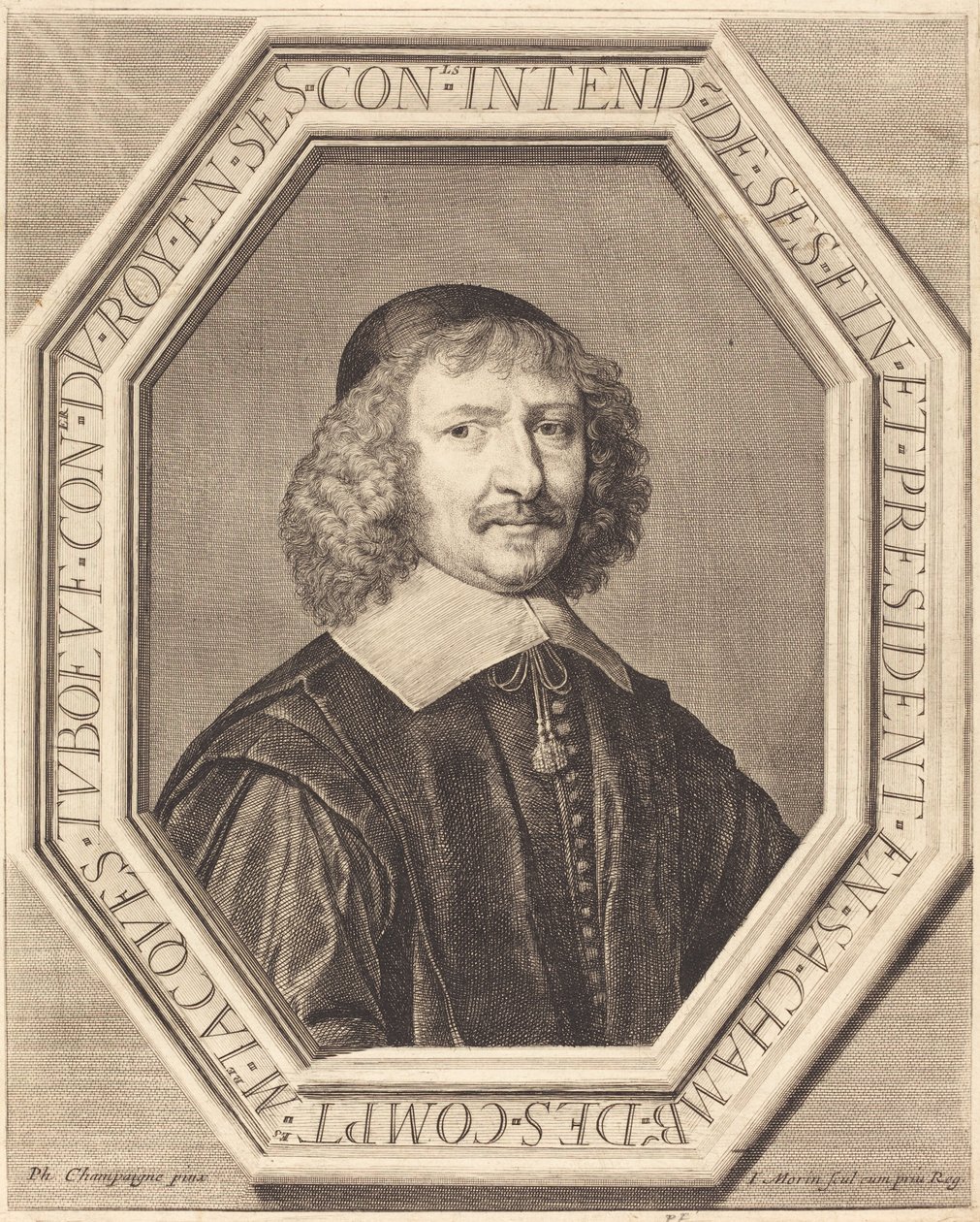 Jacques Tuboeuf - Jean Morin after Philippe de Champaigne