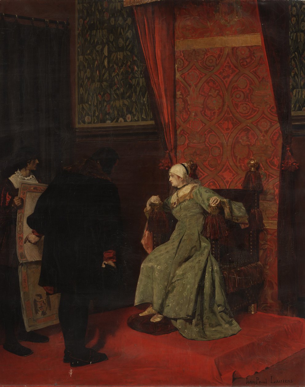 Colomb devant Isabelle - Jean Paul Laurens