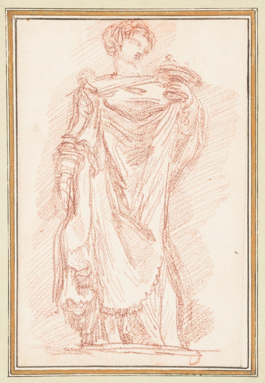 Figure masculine debout en chiton - Jean Robert Ango