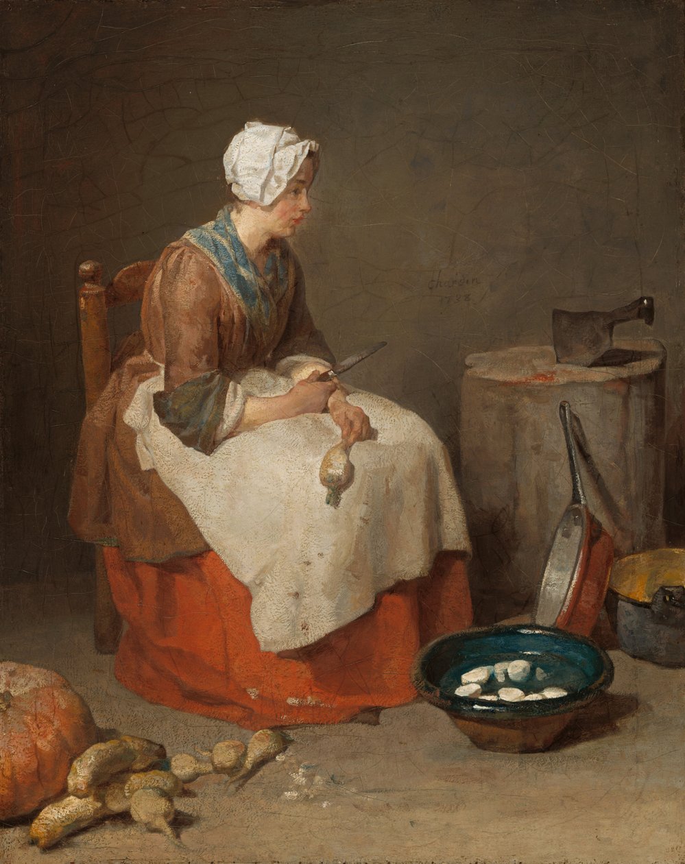 La Servante de cuisine, 1738 - Jean Baptiste Simeon Chardin