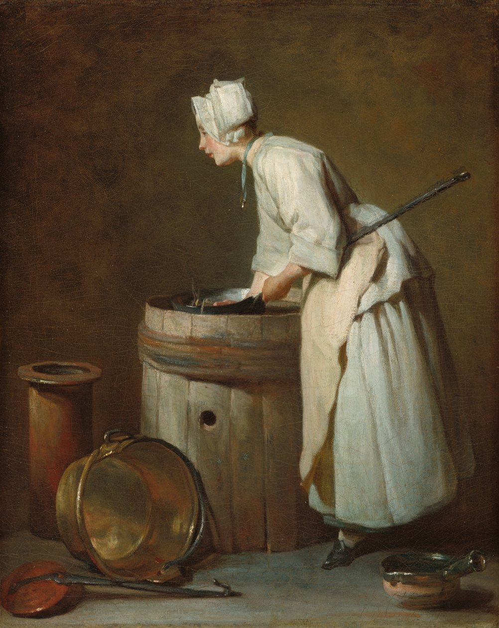 La soubrette - Jean Baptiste Simeon Chardin
