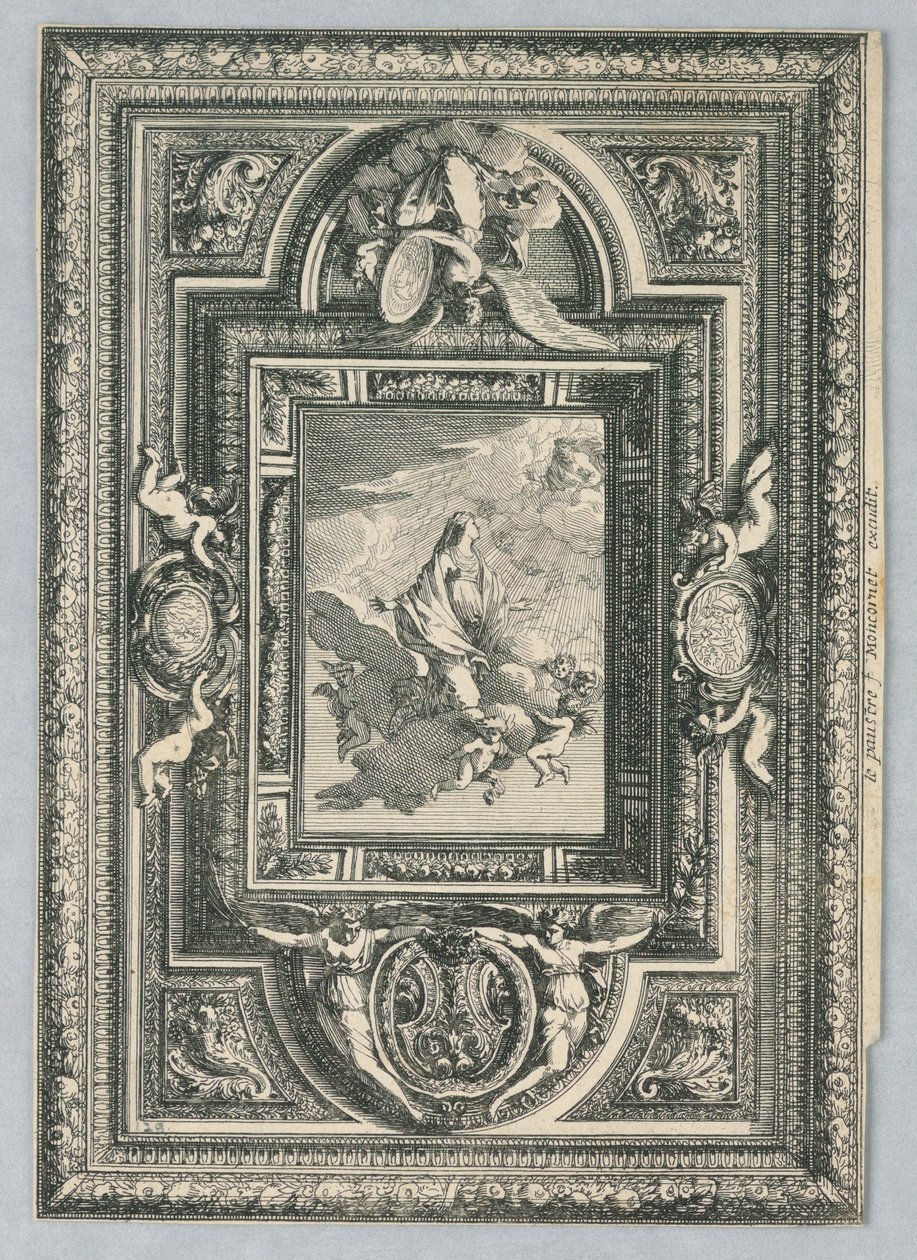 Plafond, de "Desseins de Plaphons" - Jean le Pautre
