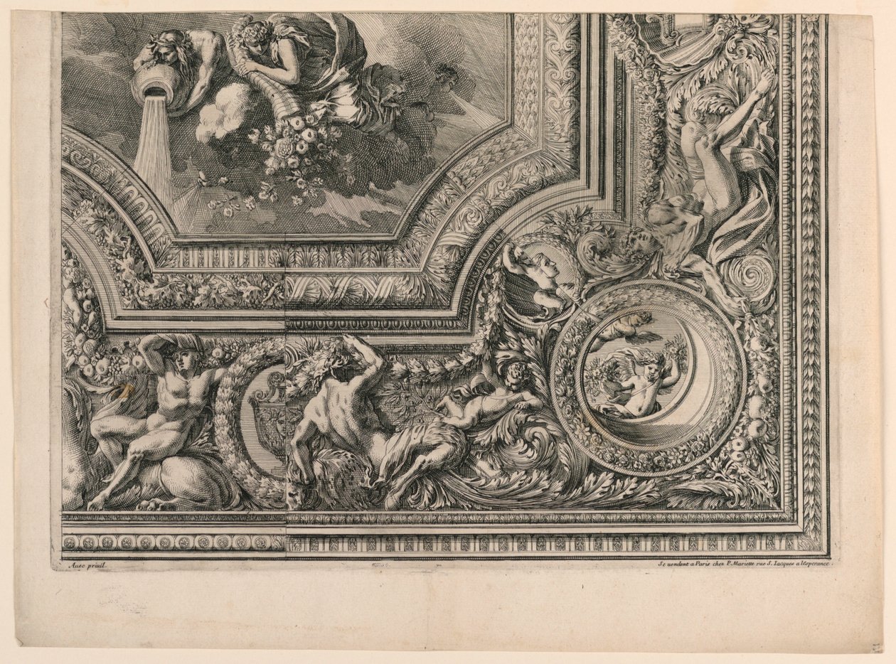 Plafond, de "Grands Carts de Plafons" - Jean le Pautre