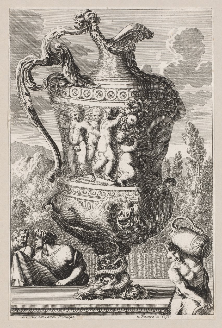 Urne décorative, 1600s - Jean le Pautre