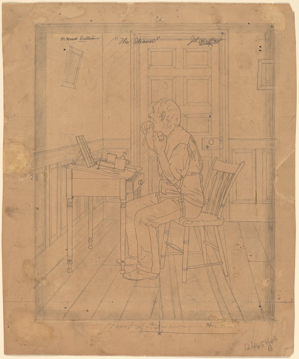 H. Wood Sullivan - "Le Raseur" - Jefferson David Chalfant