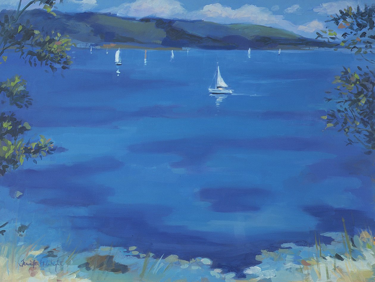 Salcombe - Matin bleu - Jennifer Wright