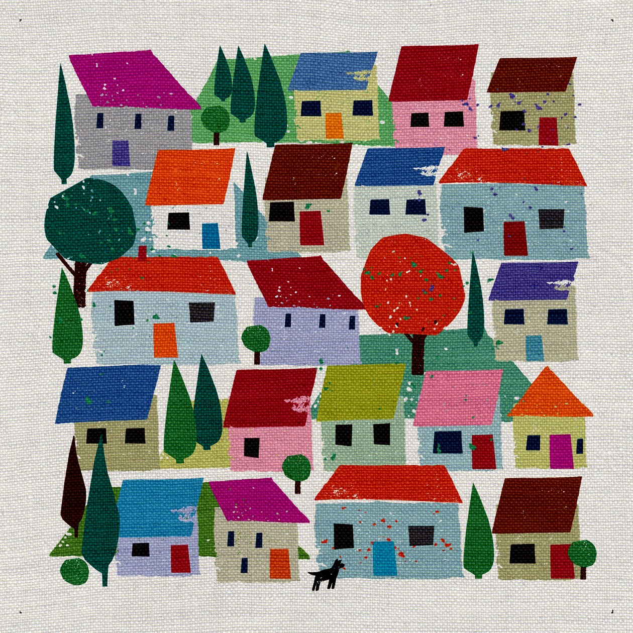 Rudi dans le village, 2021 - Jenny Frean