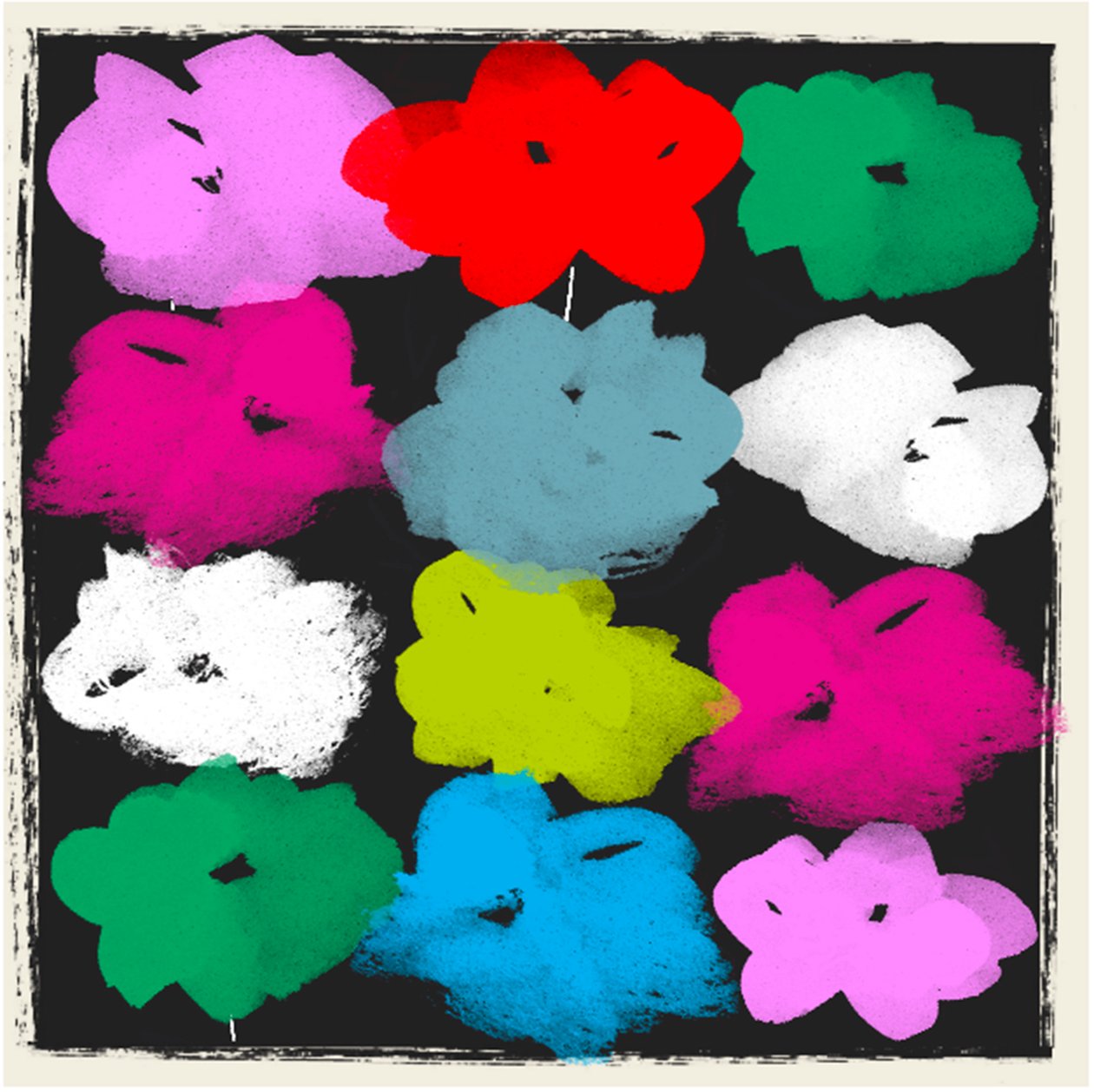 Fleurs de Warhol - Jenny Frean
