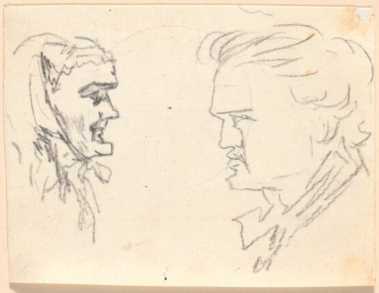 Deux Profils Tournés l