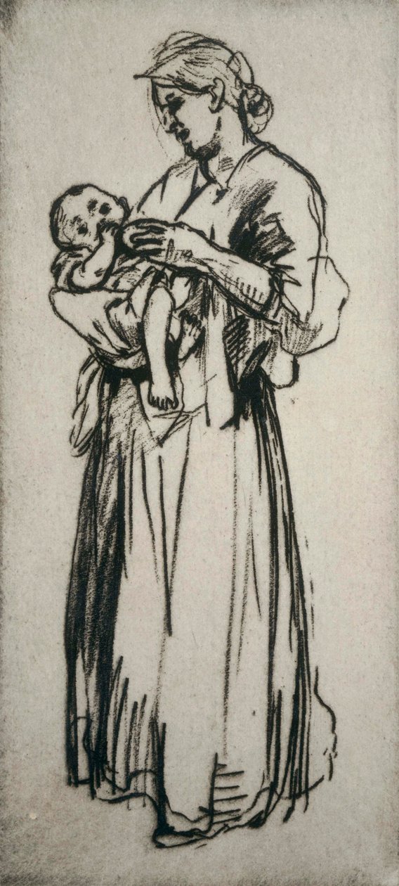 Mère et enfant - Jerome Myers